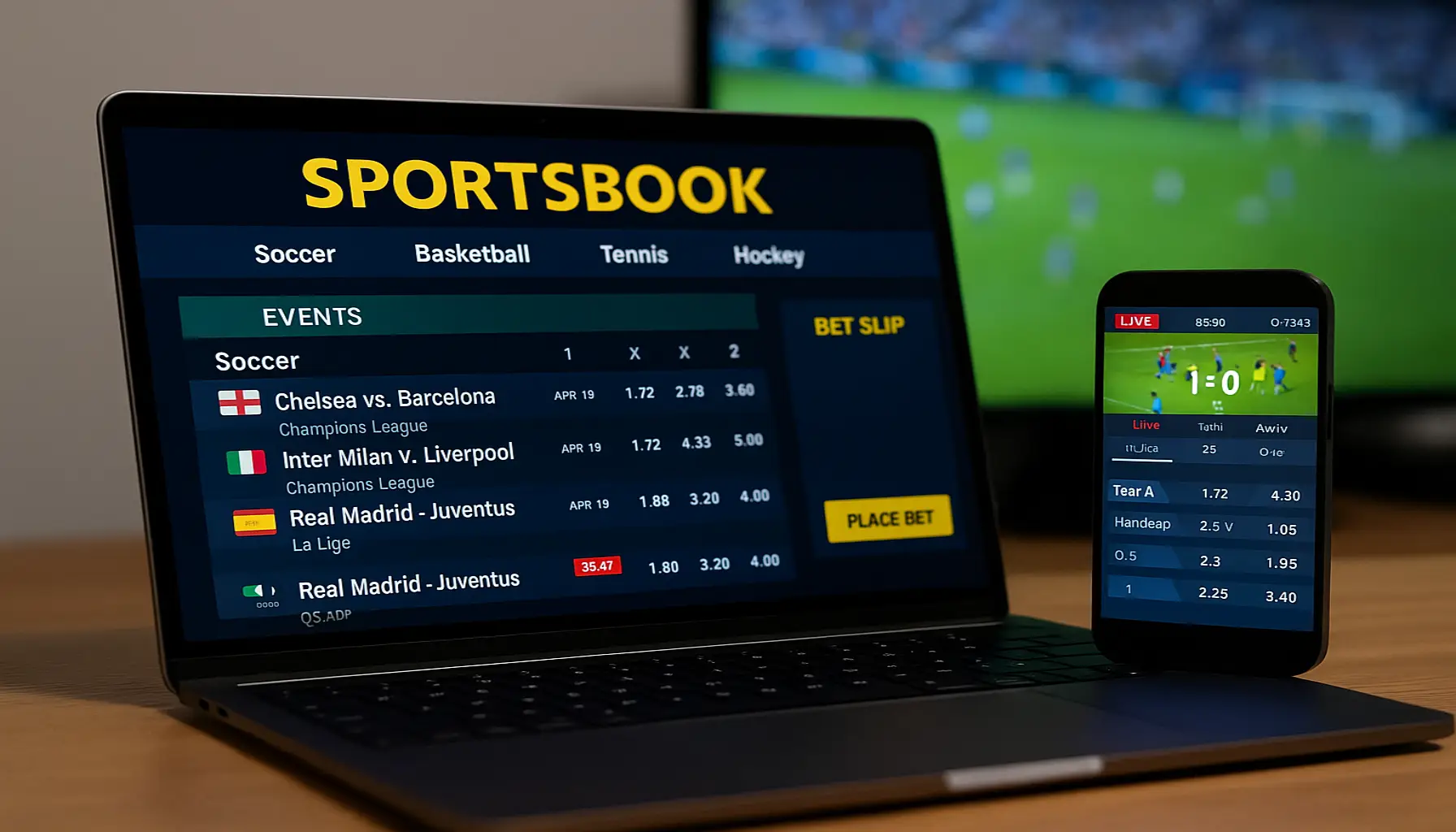 Apostas esportivas no cassino online E55.COM