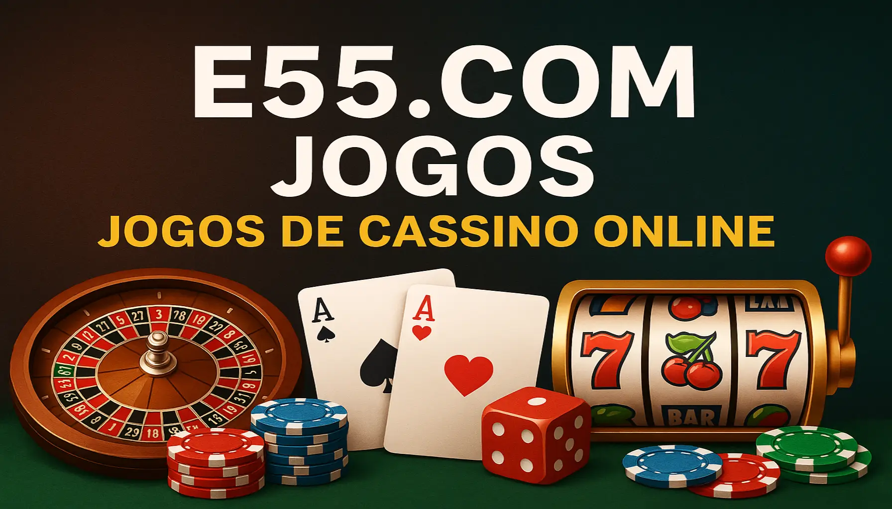 Jogos de cassino online inovadores e emocionantes na E55.COM