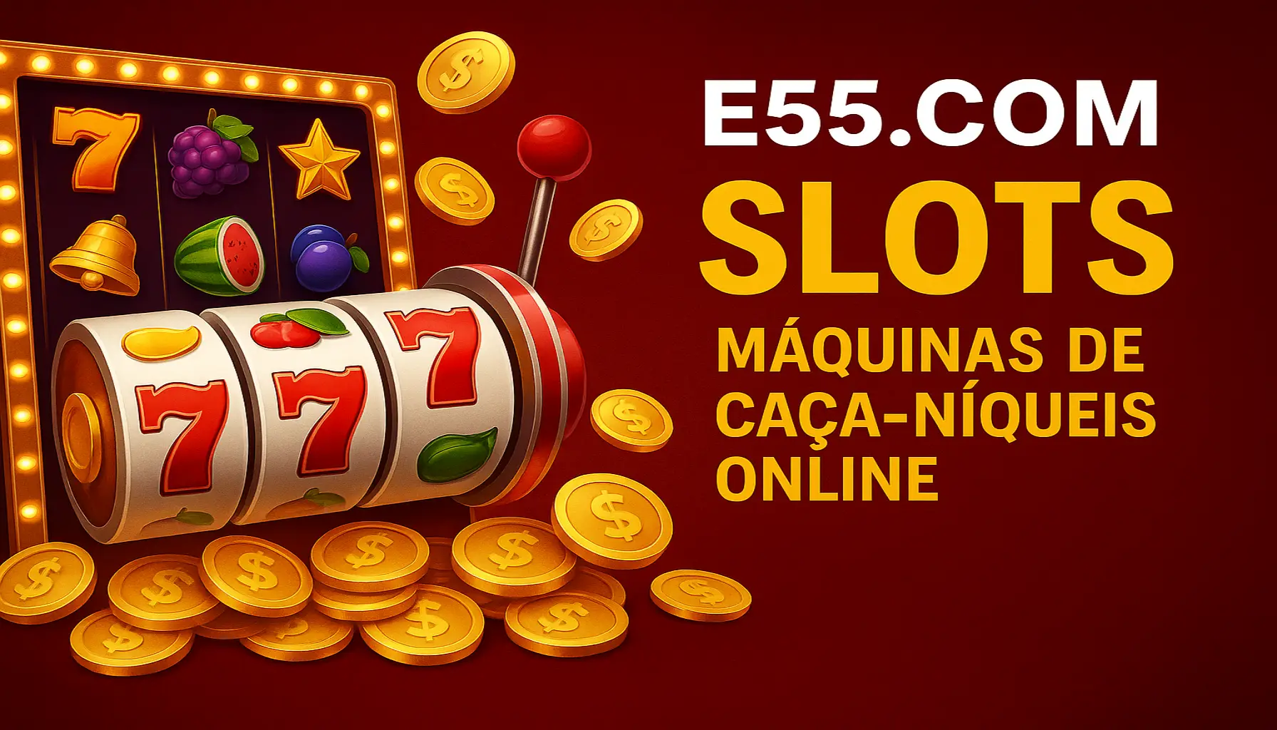 Explore o mundo das slot machines no E55.COM Casino